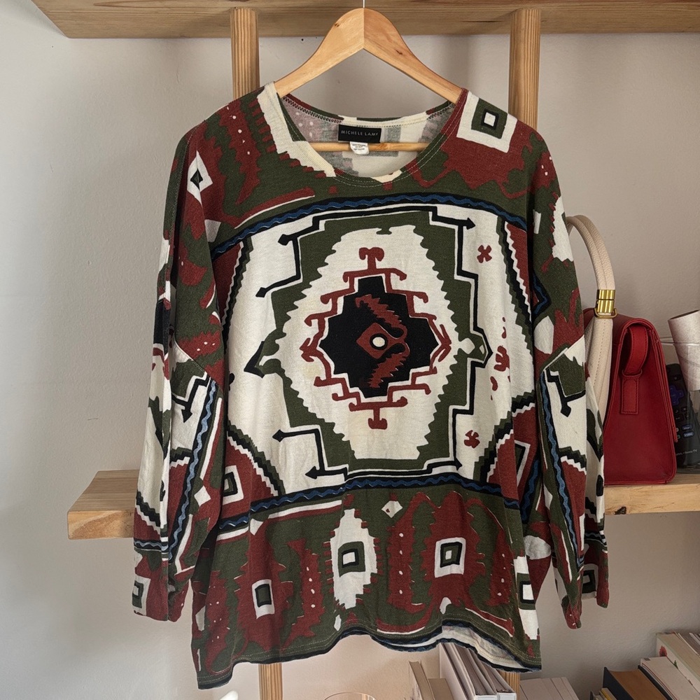Michele Lamy - Multicolor Geometric Sweater